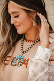 Rena Begay Turquoise & Sterling Silver Earrings