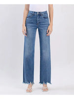 Chase You Down The Driveway Super High Rise TC Denim-CURVY