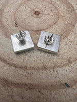 Charles Malani Turquoise & Sterling Silver Earrings