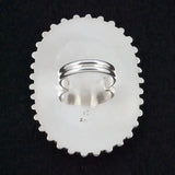 Commanding Turquoise & Sterling Cluster Ring by Philena Byjoe - Size 8