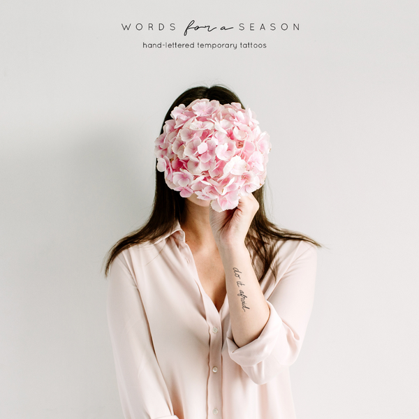 Do it afraid Temp Tattoo | Skin and Hat Tattoo