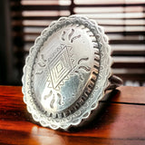 Diamondback Concho Ring