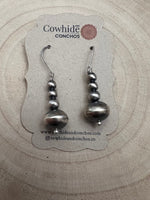 Dorinda Mariano Sterling Silver Navajo Pearl Earrings