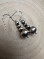 Dorinda Mariano Sterling Silver Navajo Pearl Earrings