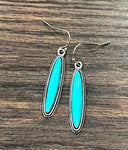 Skinny Turquoise Earrings