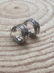 Elaine Tahe Sterling Silver Hoop Earrings