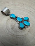 Ernest Hawthorne Sonoran Turquoise & Sterling Silver Pendant