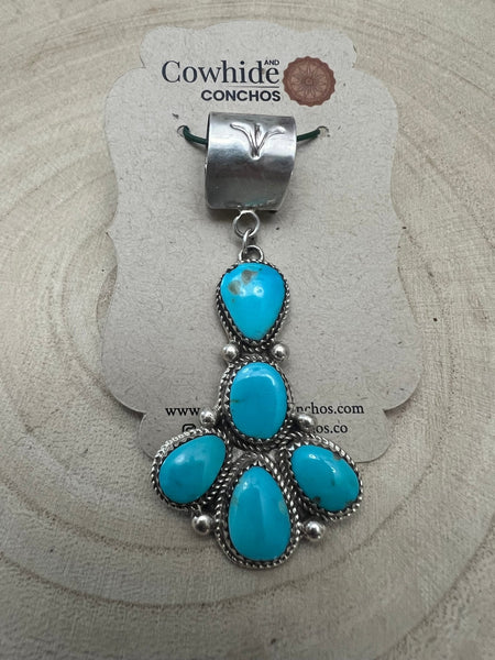 Ernest Hawthorne Sonoran Turquoise & Sterling Silver Pendant
