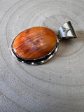 Ernest Hawthorne Spiny Oyster & Sterling Silver Pendant