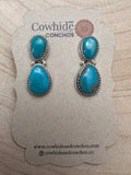 Ernest Hawthorne Turquoise & Sterling Silver Earrings