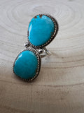 Ernest Hawthorne Turquoise & Sterling Silver Ring - Size 7