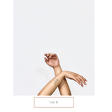 Faith Calligraphy Temp Tattoo | Skin & Hat Tattoo Christian