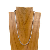 18 in Crystal Diamond Necklace