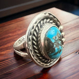 Gorgeous Turquoise Ring- Size 7, Signed Chapo