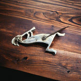 Kokopelli inlay brooch - signed by artist