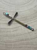 Lynette Bowannie Multi-Stone Inlay Cross Pendant