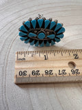 Merlinda Chavez Turquoise & Sterling Silver Ring - Size 9