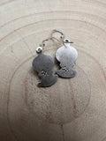 Navajo Handmade Kingman Turquoise Earrings by Sharon McCarthy