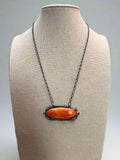 Navajo Handmade Spiny Oyster Necklace by Tia Long - 18 inch