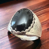 Old Pawn Onyx Ring