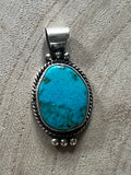 Rena Begay Turquoise & Sterling Silver Pendant