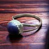Robert Martinez Lapis & Sterling Silver Ring Sz. 7.5