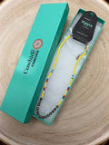 Western Seed Bead Choker with Faux Navajo Pearls — 13 Inch with Extender