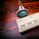Shadowbox Turquoise Ring- Size 8