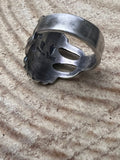 Sonoran Gold Sunray Ring by Victor Coriz - Size 9.5