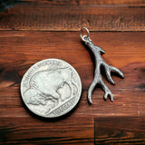 Sterling Antler charm/pendant