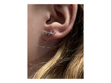Sterling Gecko Post Earrings
