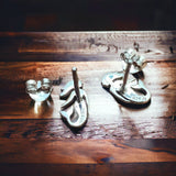 Sterling Mermaid post earrings