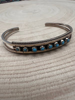 Susie Livingston Turquoise & Sterling Silver Bracelet
