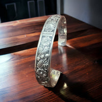 Tom Dinetso Sterling Silver Bracelet - 5 5/8 with 1" gap