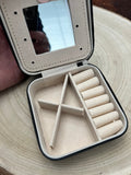 Tombstone Western Jewelry Box — Frontier-Style Etched Metal Storage Case