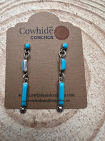 Turquoise Drop Earrings by Falenia Malie