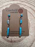 Turquoise Drop Earrings by Falenia Malie