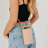 Checkered Cell Phone Bag